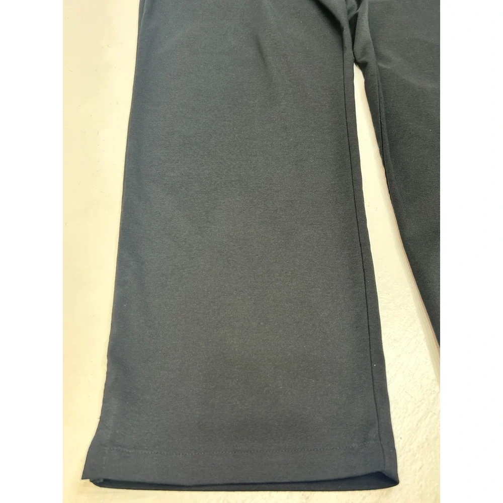 Nike Golf Pants Mens‎ 42x30 M Black Flat Drifit Performance Chino Swoosh 13692